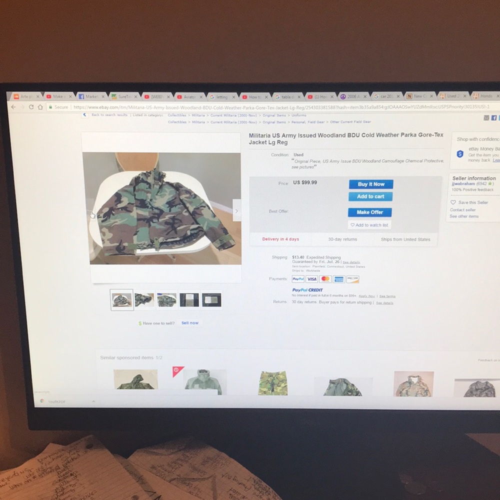 Woodland Jacket Camouflage protective
